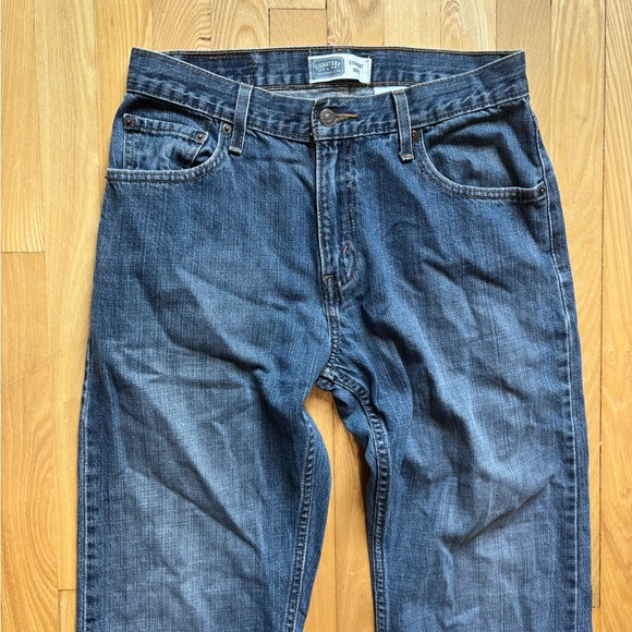 Signature Levi Relaxed Straight Blue Jeans - Picture 2 of 6
